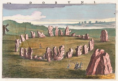 Cantón de Dobuni, Alchester, en "Theatrum Orbis Terrarum, sive Atlas Novus" de Willem Blaeu, Amsterdam de Willem Blaeu