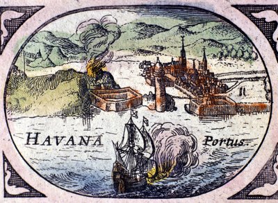 La Habana, basado en el Atlas de William Blaeu de Willem Blaeu
