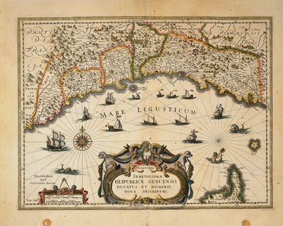 Mapa del Ducado de Monferrato, grabado de Willem Blaeu de Willem Blaeu