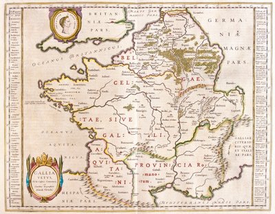 Imperio romano durante César, en "Theatrum Orbis Terrarum, sive Atlas Novus" de Willem Blaeu, Amsterdam de Willem Blaeu