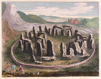 Stonehenge, en "Theatrum Orbis Terrarum, sive Atlas Novus" de Willem Blaeu, Amsterdam de Willem Blaeu