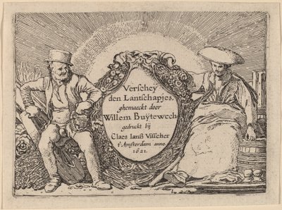 Placa de título de Willem Buytewech