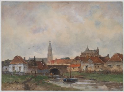 Cerradura superior en Steenbergen, 1800s de Willem C Rik