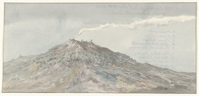 Vista del Etna desde el suroeste
Vista general del Etna desde la parte suroeste (título en el objeto)
Voyage en Italie, en Sicile et à Malte - 1778 (título de la serie) de Willem Carel Dierkens