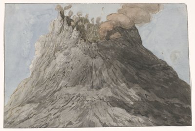 Krater van de Etna
Vista del cráter del Etna (título en el objeto)
Viaje a Italia, Sicilia y Malta - 1778 (título de la serie) de Willem Carel Dierkens