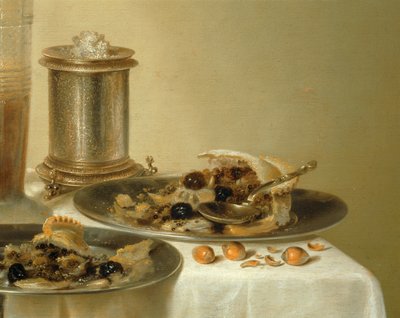 Bodegón con copas de plata - ... de Willem Claesz. Heda