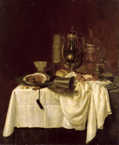 Naturaleza muerta, 1638 de Willem Claesz. Heda
