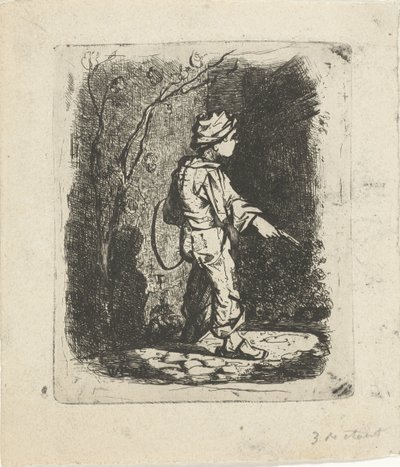 chico con aro de Willem Cornelis van Dijk