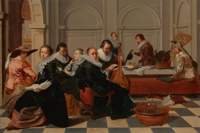 La reunión musical de Willem Cornelisz Duyster (copy after)