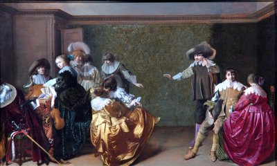 Una fiesta musical, c.1620-35 (óleo sobre tabla de roble) de Willem Cornelisz Duyster