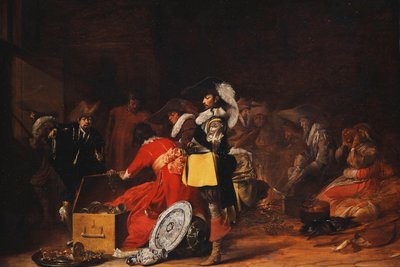 Soldados con botín de Willem Cornelisz Duyster