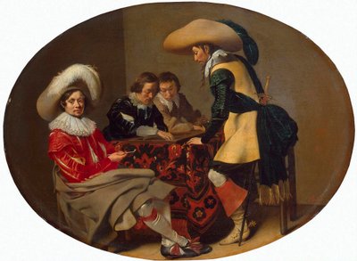 Jugadores de Tric-Trac, c. 1630 de Willem Cornelisz Duyster