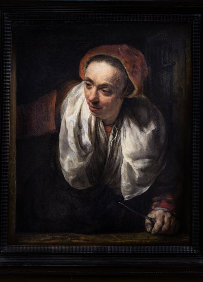 Anciana en su ventana de Willem Drost
