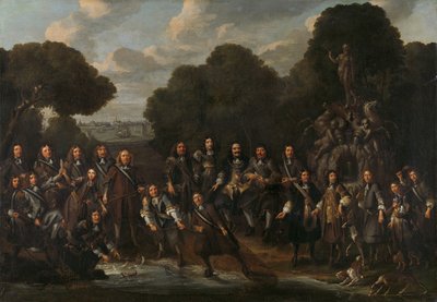 Alegoría sobre el florecimiento de la pesca holandesa tras la segunda guerra anglo-holandesa (1665-67) de Willem Eversdijck (attributed to)