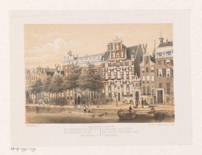 Casa con las cabezas en Keizersgracht de Willem Hekking jr.