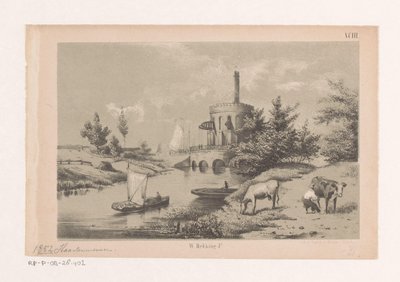 Estación de bombeo de vapor De Cruquius en Haarlemmermeer de Willem Hekking jr.