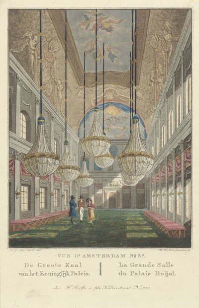 Interior del Palacio Real de Ámsterdam Vue d
