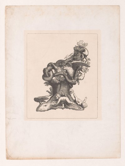 Árbol con niños y animales de Willem Hendrik Stam