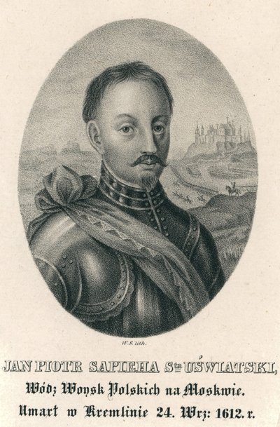 Jan Piotr Sapieha 1569-1611 de Willem Hondius