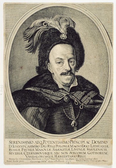 John Kazimir Vasa (1609-72) 1650 de Willem Hondius