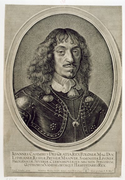 Juan Casimiro Vasa (1609-72) Rey de Polonia, 1649 de Willem Hondius