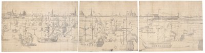 La flota holandesa en la Rada de Copenhague 1658 de Willem I van de Velde
