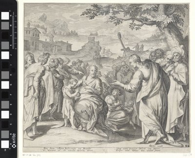 Cristo bendice a los niños de Willem Isaacsz. van Swanenburg