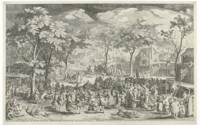 Dorpskermis, ca. 1610 de Willem Isaacsz. van Swanenburg