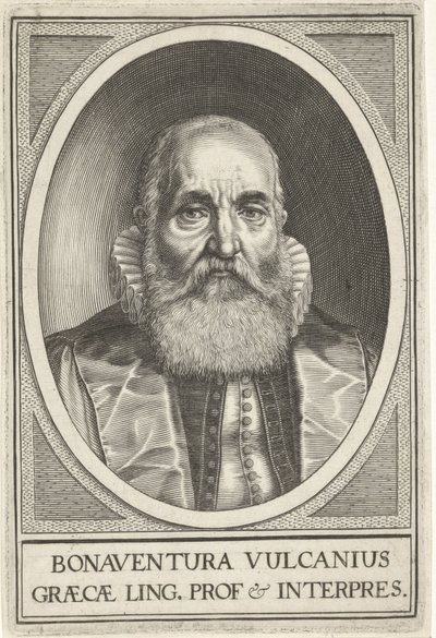 Portarretrato de Bonaventura Vulcanius de Willem Isaacsz. van Swanenburg