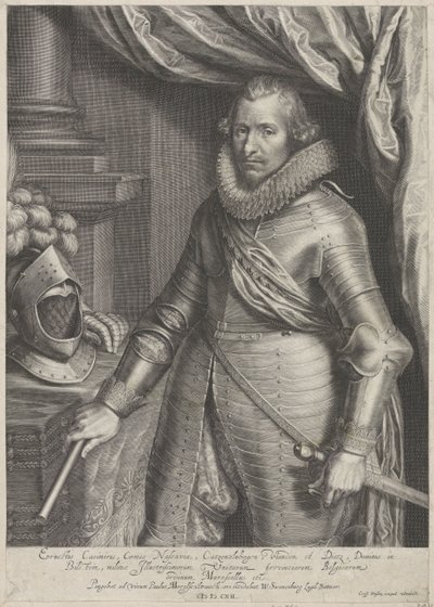 Retrato de Ernst Casimir, Conde de Nassau-Dietz de Willem Isaacsz. van Swanenburg