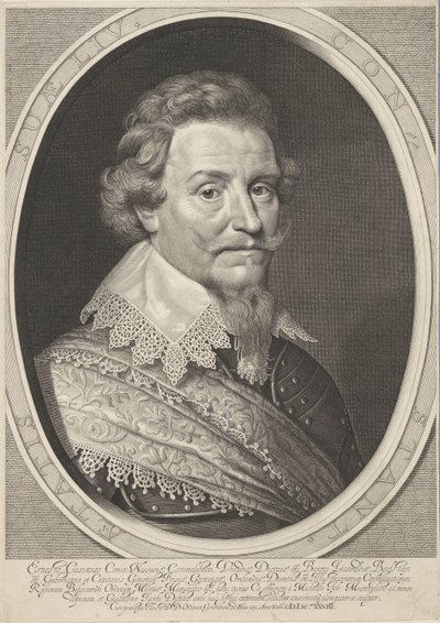 Retrato de Ernst Casimir, Conde de Nassau-Dietz de Willem Jacobsz Delff