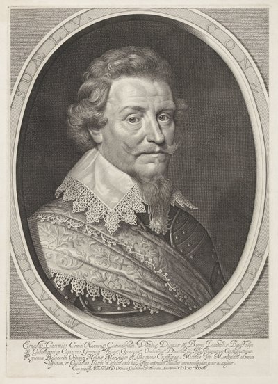 Retrato de Ernst Casimir, Conde de Nassau-Dietz de Willem Jacobsz Delff