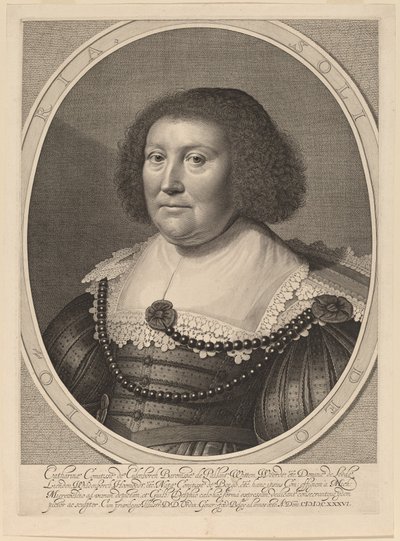 Catherine, condesa de Pallandt de Willem Jacobsz Delff after Michiel van Miereveld
