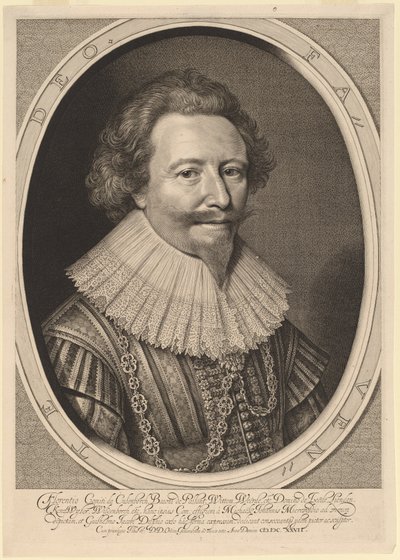 Florent II, Conde de Pallandt de Willem Jacobsz Delff after Michiel van Miereveld