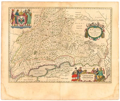 Mapa de Rusia De: Theatrum Orbis Terrarum..., 1645 de Willem Janszoon Blaeu