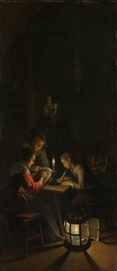 Tríptico: Alegoría de la formación artística de Willem Joseph Laquy