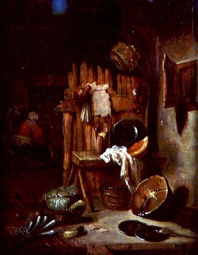 Interior de una Cocina de Willem Kalf