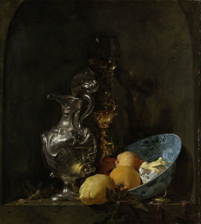 Naturaleza Muerta con Jarra de Plata de Willem Kalf