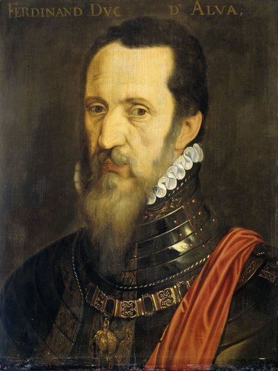 Retrato de Fernando Álvarez de Toledo, Duque de Alba de Willem Key (copy after)