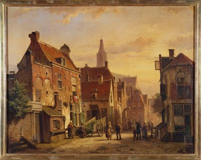 Escena callejera holandesa de Willem Koekkoek
