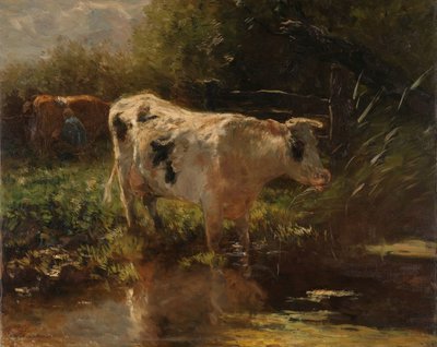 Vaca junto a una zanja
Vaca junto a una zanja de Willem Maris