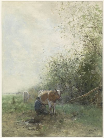 La hora de la leche de Willem Maris