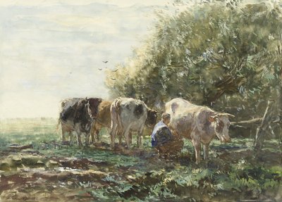 El corral de ordeño de Willem Maris