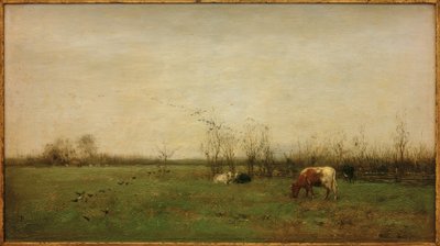 Paisaje de pastizales de Willem Maris