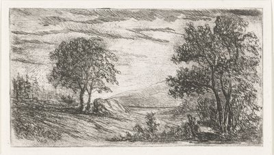 paisaje montañoso de Willem Matthias Jan van Dielen