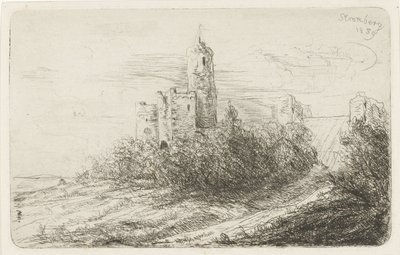 Ruinas del castillo de Stromberg de Willem Matthias Jan van Dielen