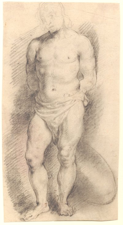 Vista frontal de una figura masculina de Willem Panneels
