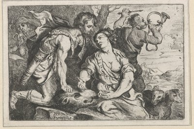 Meleagro y Atalanta de Willem Panneels