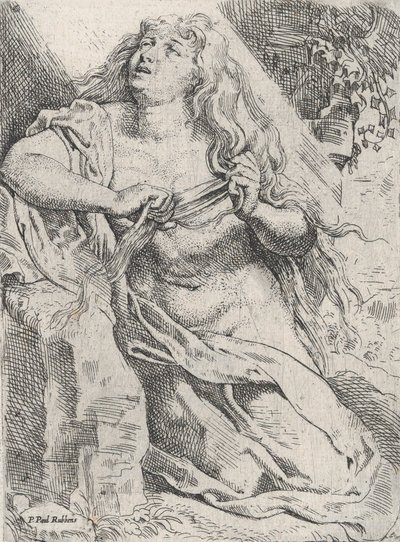 María Magdalena en el desierto, ca. 1613-14 de Willem Pietersz. Buytewech