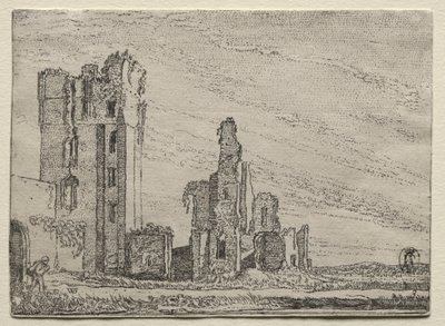 Ruins of the Castle Huys Te Kleef near Haarlem de Willem Pietersz Buytewech